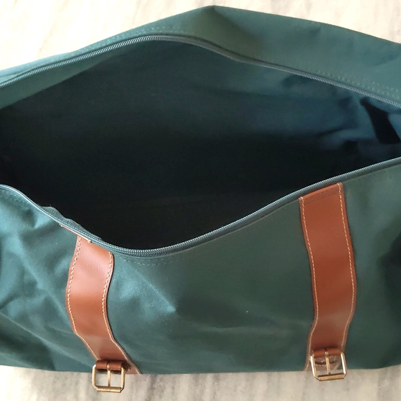 Ralph Lauren Pony Logo Leather Trim Briefcase Messenger Bag. - Picture 5 of 6